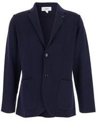 Lardini - Jacket With Classic Lapels And Button Fastening - Lyst