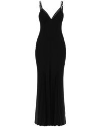 Dolce & Gabbana - Stretch Tulle Maxi Bustier Dress In - Lyst