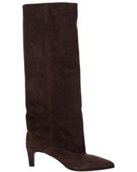 Strategia - 'Joelle' Boots With Pointed Design And Low Heel - Lyst
