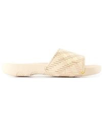 Burberry - Dive Check Sandals - Lyst