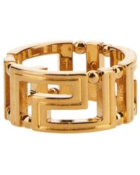 Versace - Ring With Greek - Lyst