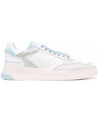 GHŌUD - Sponge White And Blue Leather Sneakers - Lyst