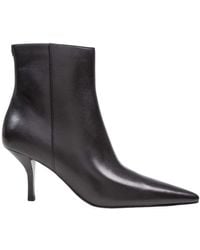 Michael Kors - Leather Ankle Boot - Lyst