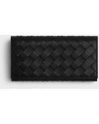 Bottega Veneta - Braided Wallet With Large Flap Accessories - Lyst
