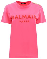 Balmain - "3 Buttons" T-shirt - Lyst