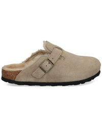 Birkenstock - Boston Shearling Slippers - Lyst