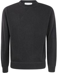 FILIPPO DE LAURENTIIS - Long Sleeves Cashmere Wool Round Neck Sweatshirt - Lyst