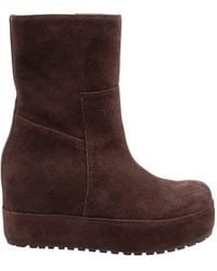 Paloma Barceló - Disa Track Suede Ankle Boot - Lyst