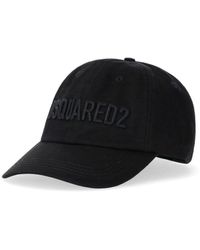 DSquared² - D2 Logo Black Baseball Cap - Lyst