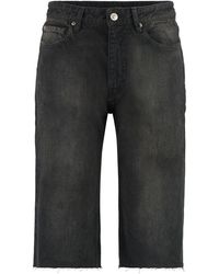 Balenciaga - Cotton Bermuda Shorts - Lyst