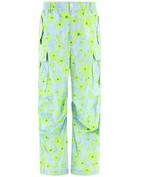 Marni - Cargo Trousers With Parade Print - Lyst