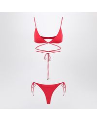The Attico - Two-Piece Triangle Bikini In - Lyst