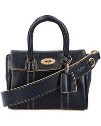 Mulberry - Mini Bayswater Contrast Edges - Lyst