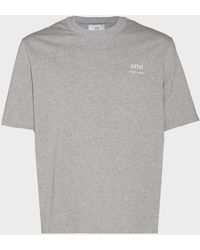 Ami Paris - Cotton T-Shirt - Lyst