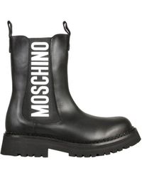 moschino platform boots