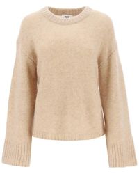 By Malene Birger - 'cierra' Sweater In Wool And Mohair - Lyst