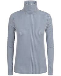 Xacus High Neck Active Sweater - Blue
