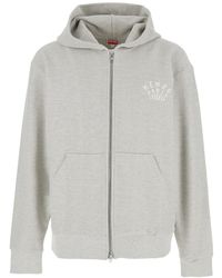 KENZO - 'Dragonfly' Sweatshirt With Logo Lettering On The Front And Maxi Logo On The Rear - Lyst
