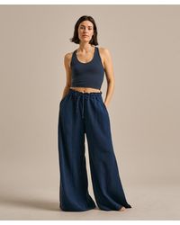 BAM - Breathable Cotton Gauze Wide Leg Yoga Pants - Lyst