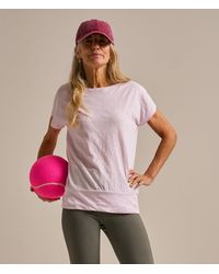 BAM - Short Sleeve Slub Boo Flow Top - Lyst