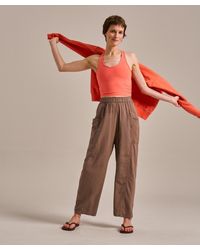 BAM - Linen Tulip Leg Trouser - Lyst