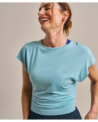 BAM - Tie Back Short Sleeve Top - Lyst