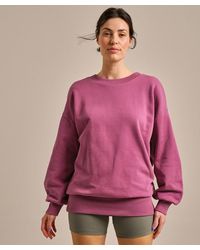 BAM - Longline Pleated Back Sweatshirt - Lyst