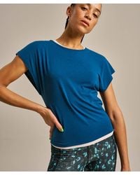 BAM - Tie Back Short Sleeve Top - Lyst