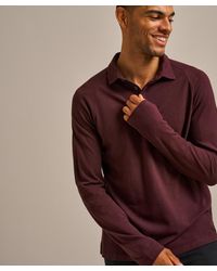BAM - Themis Long Sleeve Pique Polo - Lyst