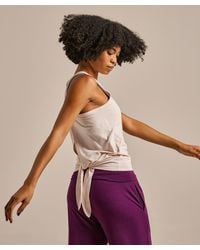 BAM - Air Tie Back Yoga Vest Top - Lyst