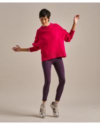 BAM - Throw On Knitted Crew Neck Jumper - Lyst