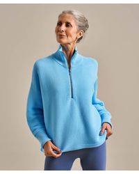 BAM - Ribbed Half Zip Jumper - Lyst