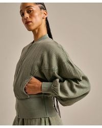 BAM - Breathable Cotton Gauze Bomber Jacket - Lyst