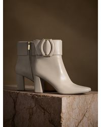 Banana Republic - Ravello Leather Ankle Boot - Lyst