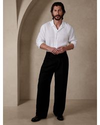Banana Republic Sirolo Linen-blend Suit Pant - Natural