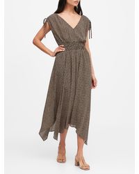 banana republic giraffe print dress