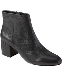 banana republic low block heel bootie