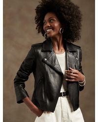 Women's Banana Republic Leather jackets 