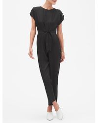 banana republic factory black jumpsuit