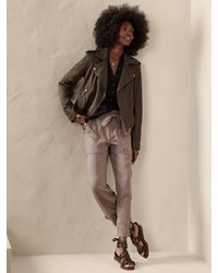 Banana Republic Factory Pique Moto 