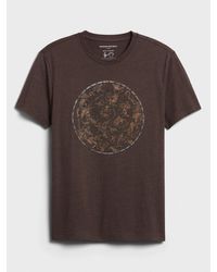 Banana Republic Factory Constellations Graphic T-shirt - Brown