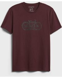 Banana Republic Factory Bike Club Graphic T-shirt - Multicolor