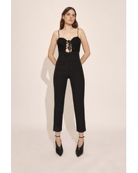 Bardot - Delaney Lace Up Bodysuit - Lyst