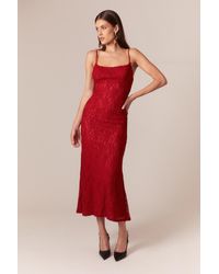 Bardot - Ruby Lace Midi Dress - Lyst