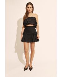 Bardot - Amorette Cotton Mini Skirt - Lyst