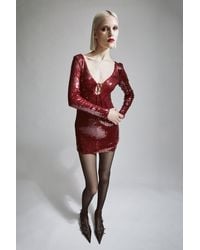 Bardot - Verona Sequin Mini Dress - Lyst