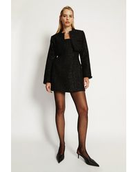 Bardot - Karoline Boucle Cropped Jacket - Lyst