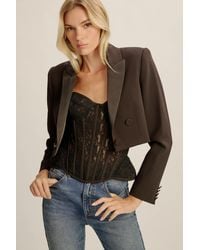 Bardot - Fia Slimfit Cropped Blazer - Lyst