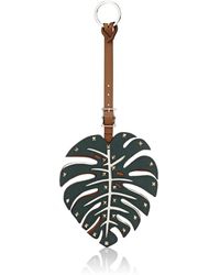 Valentino Tropical Dream Leaf Bag Charm - Green