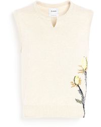 Barrie - Thistle Motif Cashmere Top - Lyst